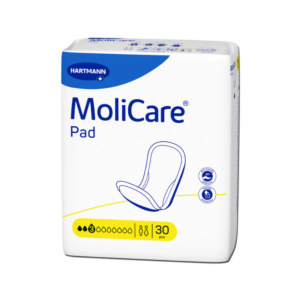 molicare pad 3 drops 30 pensos unissexo para incontinencia ligeira