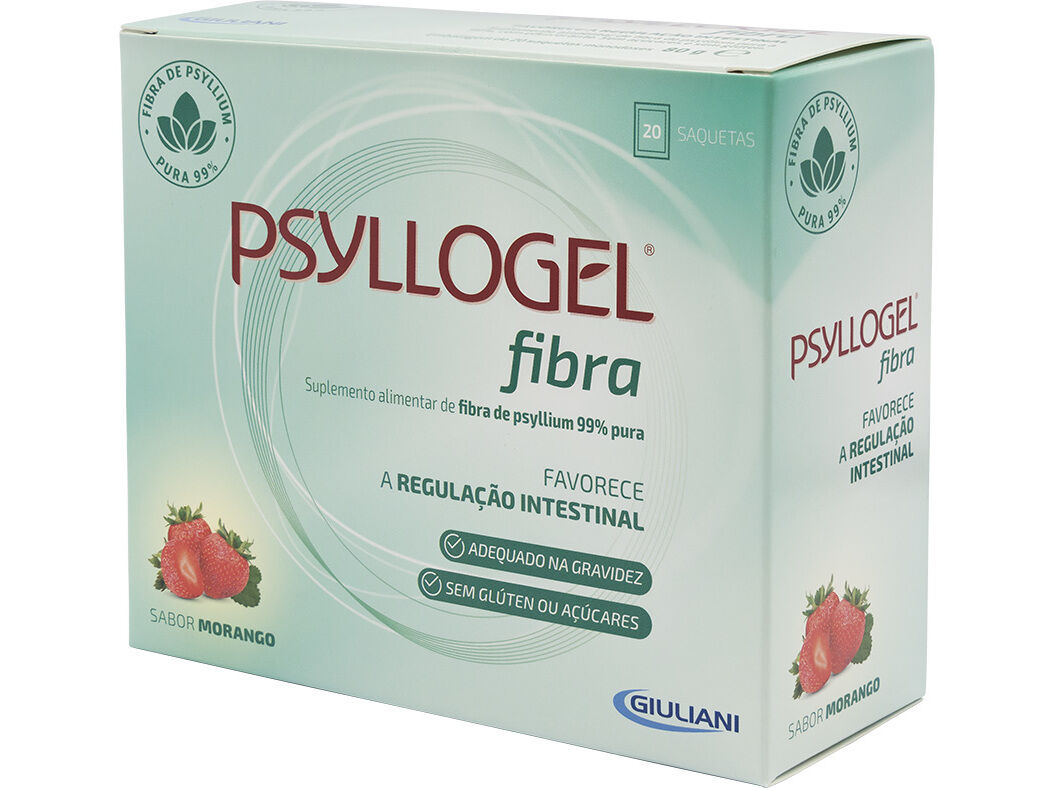 Psyllogel Fibra Morango X20 Saquetas 1 Psyllogel Fibra Morango X20 Saquetas