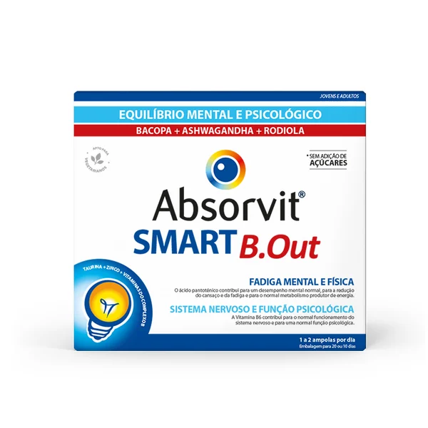 Absorvit Smart B.Out Ampolas 10ml X20 1 Absorvit Smart B.Out Ampolas 10ml X20