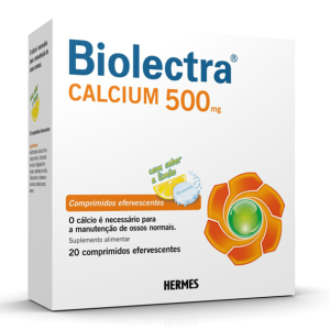 Biolectra Calcium 500mg Comprimidos Efervescentes x20