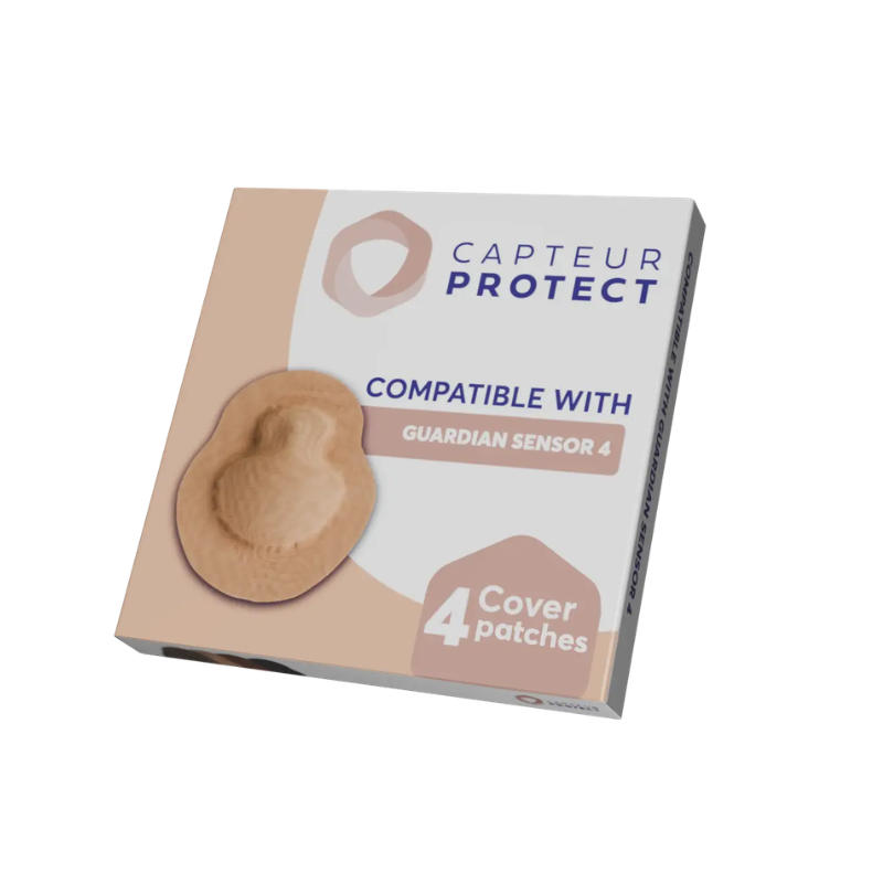 Capteur Protect Cover Guardian Sensor 4 Bege Pack 4 | Adesivo Sensor de Glucose 1 Capteur Protect Cover Guardian Sensor 4 Bege Pack 4 | Adesivo Sensor de Glucose
