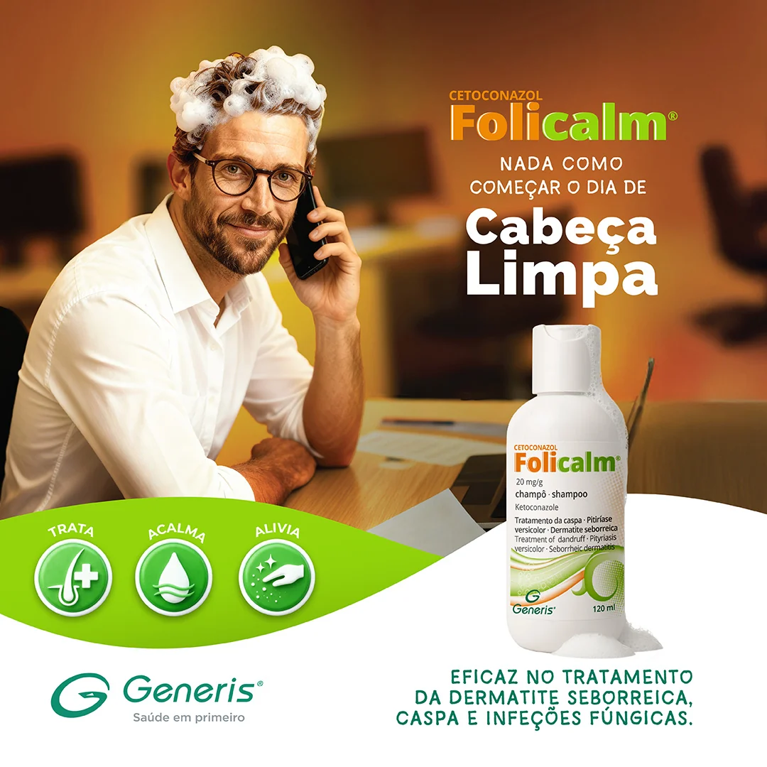 Folicalm Cetoconazol Champô 20mg/g 120ml 1 Folicalm Cetoconazol Champô 20mg/g 120ml
