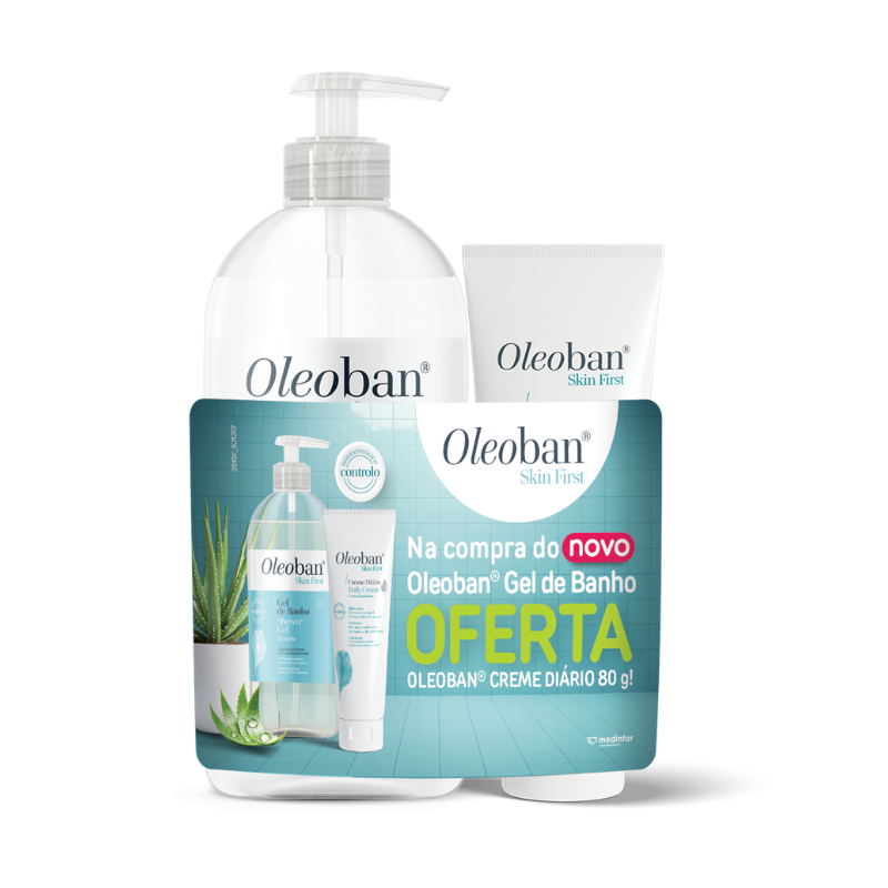 Oleoban Pack Creme Lavante 450ml + Creme Diário 80G 1 Oleoban Pack Creme Lavante 450ml + Creme Diário 80G