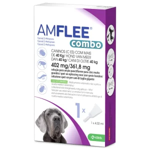 Amflee Combo Cão +40 kg 402/361,8 mg – 1 Pipeta