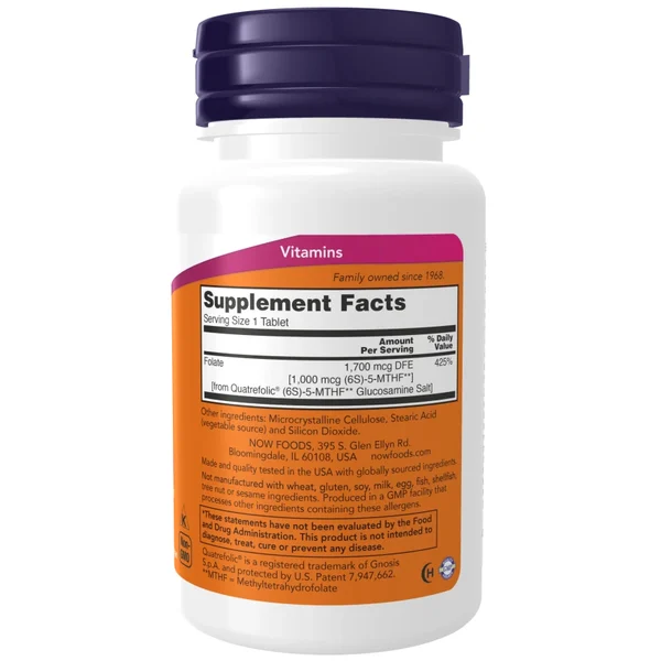 Now Foods Methyl Folate X90 Comprimidos - Image 2
