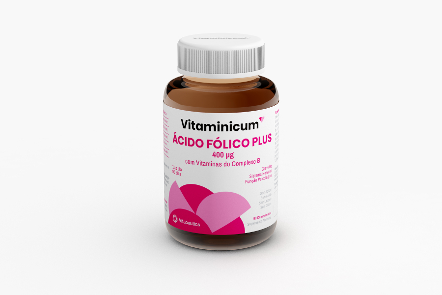 Vitaminicum Ácido Fólico Plus 90 Comprimidos