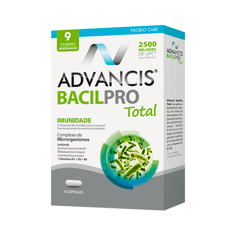 Advancis Bacilpro Total x10 Cápsulas