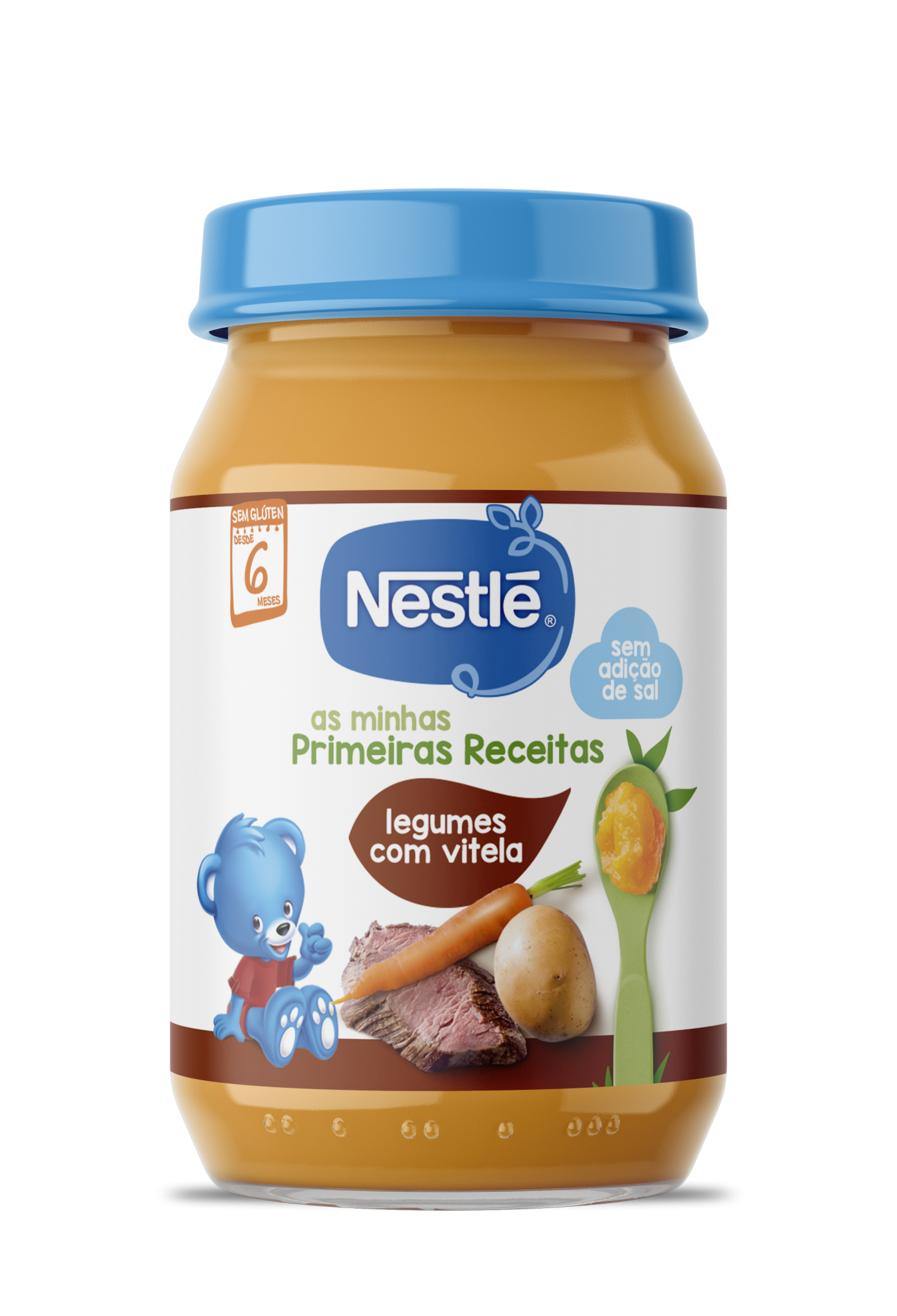 Nestlé Boião Legumes C/Vitela 190G 6M+