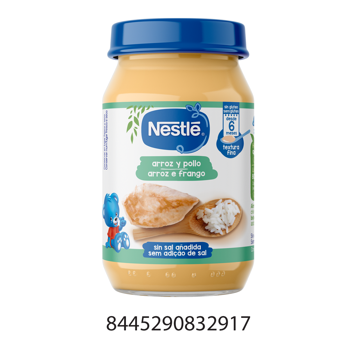 Nestlé Boião Arroz C/Frango 190G 6M+