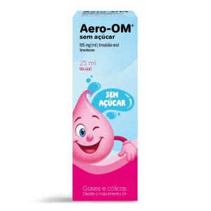 Aero-OM Gotas Sem Açúcar 25 mL – Alívio da Flatulência e Cólica do Bebé